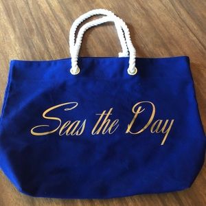 Seas the Day Canvas Tote Bag